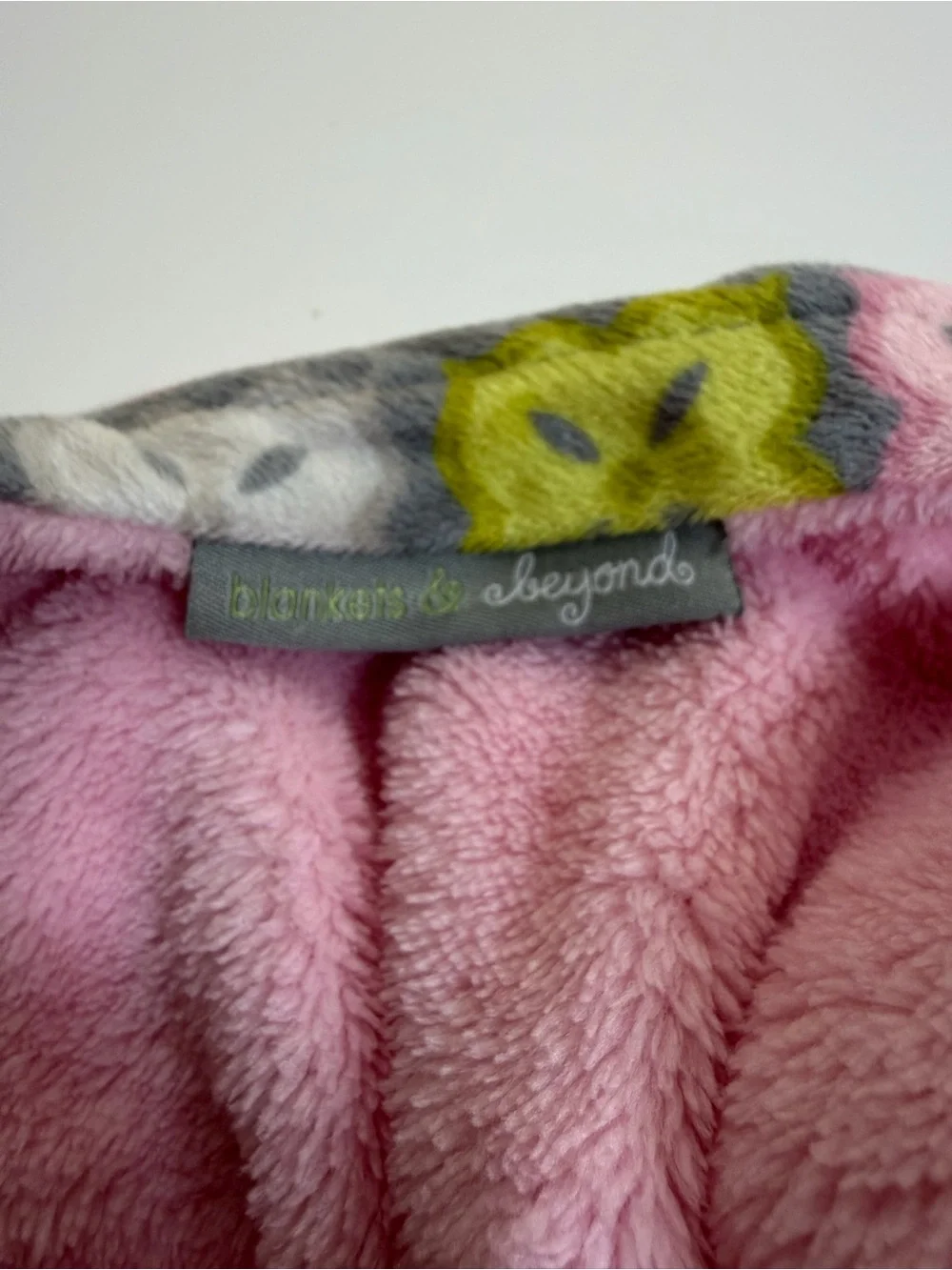 Blankets and Beyond Plush Bear Comfort Lovey security blanket-